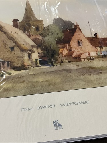 Fenny Compton Warwickshire West Midlands Railway Train Carriage Repro Print - Picture 3 of 6