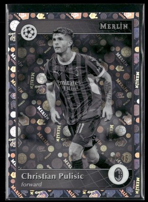2024-25 Merlin UEFA #76 Christian Pulisic Black & White Vintage Merlin Ref /35