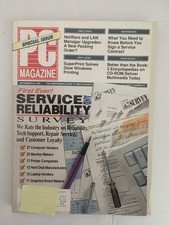 PC Magazine SEP 25, 1990 Vol. 9 No. 16 Back Issue COMPUTER Magazine Reliability