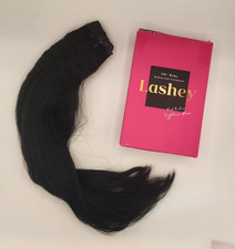Lashey Kinky Straight Extensions Tape in Real Human Hair Natural Black