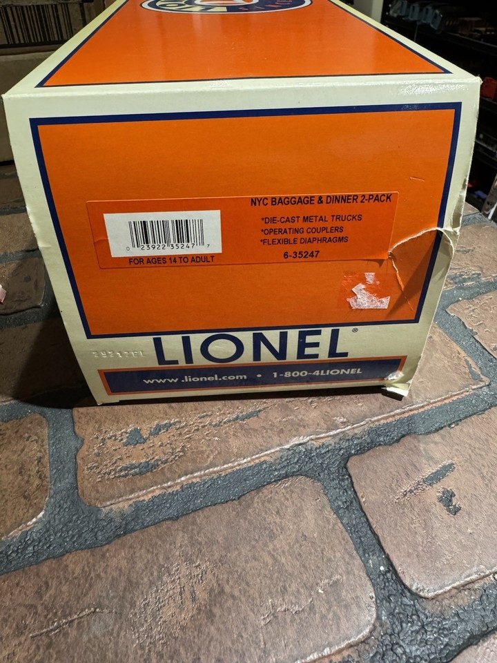 Rare Lionel 6-35247 NYC Grand Central Express Passenger Diner/Baggage ...