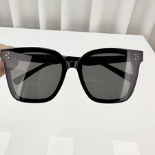 GentleMonster Sunglasses - HER Women Oversized Black Frame Black Lenses 65mm