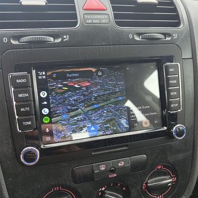 Für VW Golf 5 6 Plus Touran Caddy Jetta Autoradio Android 15 Apple Carplay NAVI