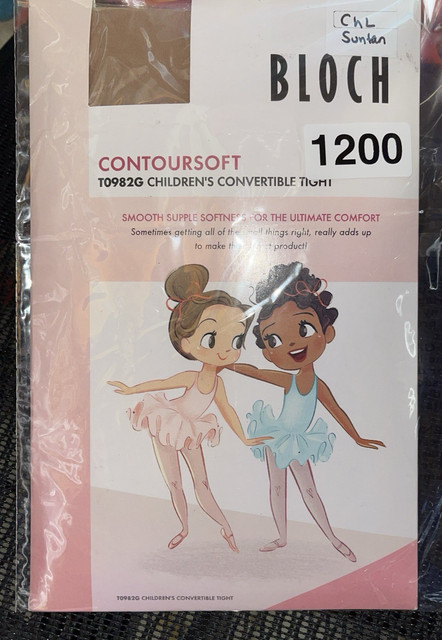 Bloch Girls Contoursoft Convertible Tights T0982G