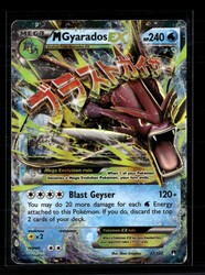M Gyarados EX 27/122 XY BREAKpoint Full Art Holo Ultra Rare Pokémon TCG