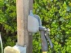 Garden Hose Nozzle Wall Mount Holder for 52mm Spray Head Durable Storage