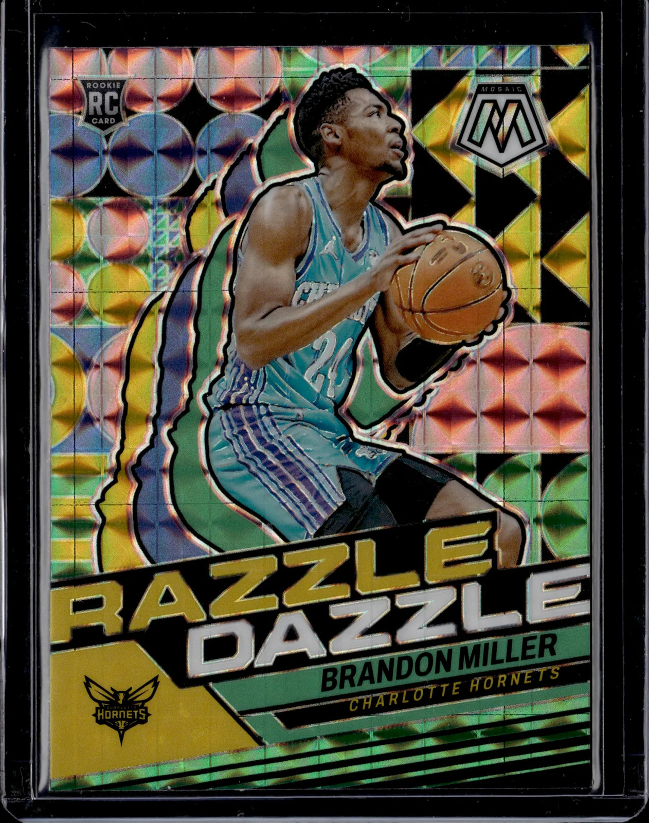 2023-24 Panini Mosaic Razzle Dazzle Brandon Miller #11 RC