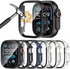 6 Pack Case Screen Protector for Apple Watch Ultra 4/3/2/1 49Mm