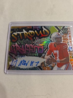 2023 Leaf Metal Graffiti-Graphs C.J. Stroud /10 #G-CJS