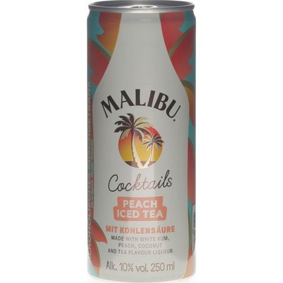 Malibu Cocktails Peach Iced Tea Dose 0,25 Liter 10 % Vol.