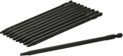 - 6'' Inch Robertson Square SQ # 2 Power Impact Bit 10 Pack 1/4 Hex