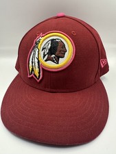 NFL New Era Washington Redskins Breast Cancer Awareness 59fifty 7 1/4 Low Crown