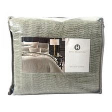 Hotel Collection Refraction 3 Piece KING Duvet Cover Set DUSTY AGATE