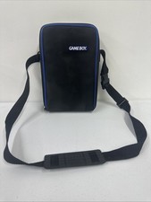 Nintendo Game Boy Carrying Case Black w/ Blue Trim OEM Official