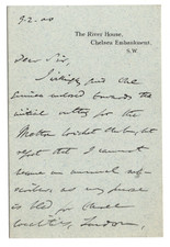 William Woodall Signed Letter 1898 / Autograph British Women's Suffrage