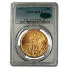 1924 $20 St Gaudens Gold Double Eagle MS-64+ PCGS CAC