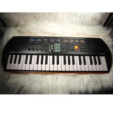 CASIO SA 76 44 Key Mini Electronic Keyboard - WORKS, Missing Battery Cover READ