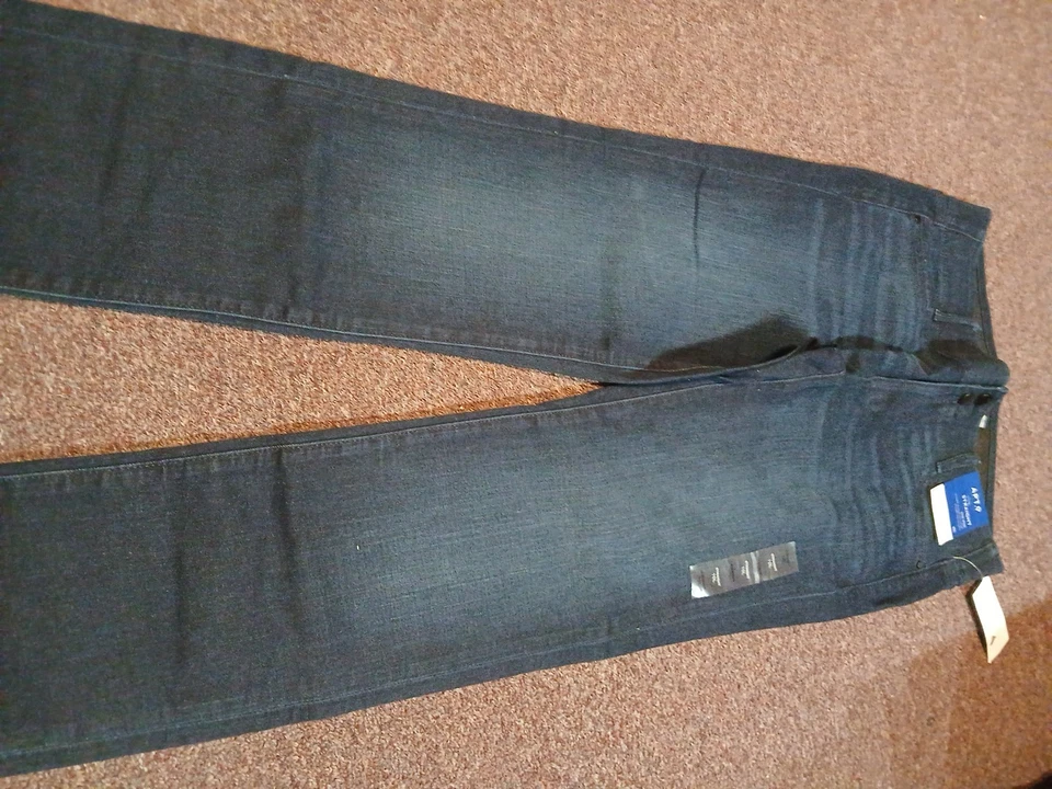 Apt. Pantalones de mezclilla para mujer 9® con control de barriga tiro medio pierna recta talla 10L nuevos con etiquetas Foto 4 de 4