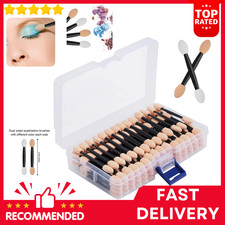 120 Pack Disposable Eyeshadow Brush, Double Ended Sponge Eye Shadow Applicator