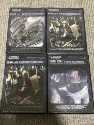 The Gnomon Workshop Digital Sets Lot of 4 DVDs 1, 3 (two), and 4. New & Sealed.