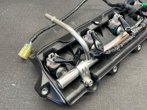 06-07 Yamaha YZF R6 boîte à air secondaire rail carburant injecteurs origine OEM - Photo 8/11