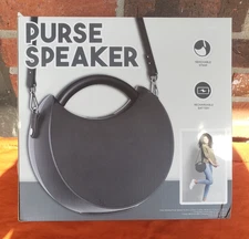 Wireless Speaker - Portable Speaker- Black Speaker - Purse Speaker - NEW -