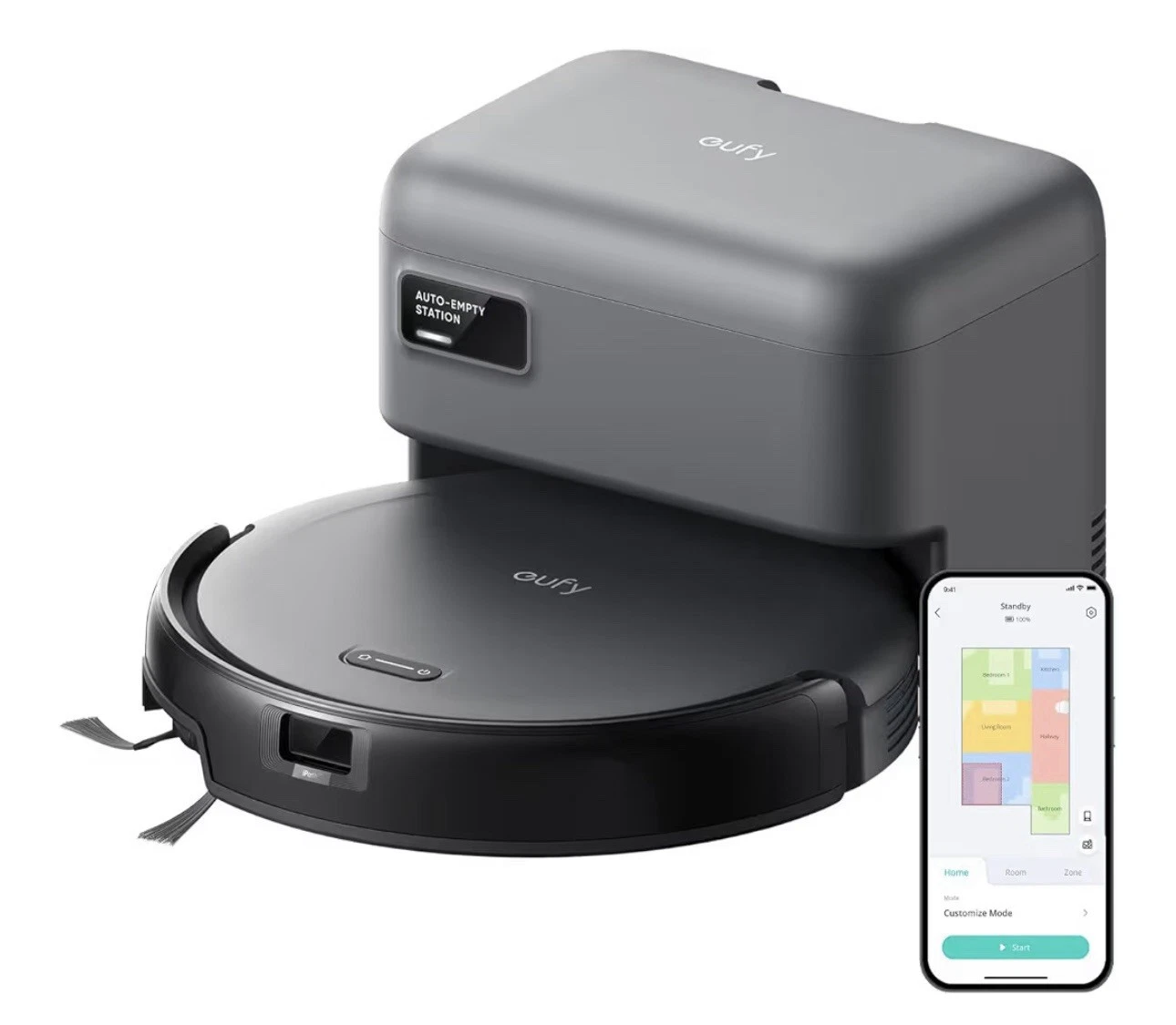eufy C10 Robot Vacuum Self Emptying, 8 Weeks Hands Free, Advanced Smart Mapping
Opens in a new windo