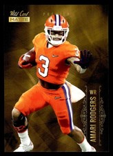 2021 Wild Card Matte White #MBC-52 Amari Rodgers Gold Card Clemson Tigers
