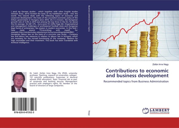 ZoltáN Imre Nagy | Contributions To Economic And Business Development | Buch-image