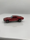 Vintage Hot Wheels Redline 1967 Custom Mustang Red Body  w/ Red Interior
