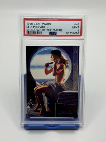 Leia Prepares For Xizor 47 1996 Topps Star Wars Shadows Of The Empire PSA 9 MINT