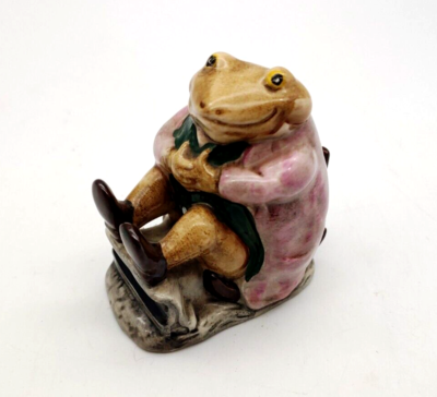 Vtg '89 Royal Albert Beatrix Potter Mr. Jackson Porcelain Frog