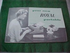 Royal  Typewriter Instruction Manual Vtg  Portable Original thumbnail