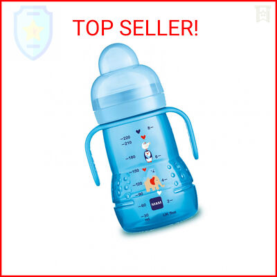 Plastic Trainer Cup with Extra-Soft Spout, Spill-Free Nipple, Non-Slip Handles |