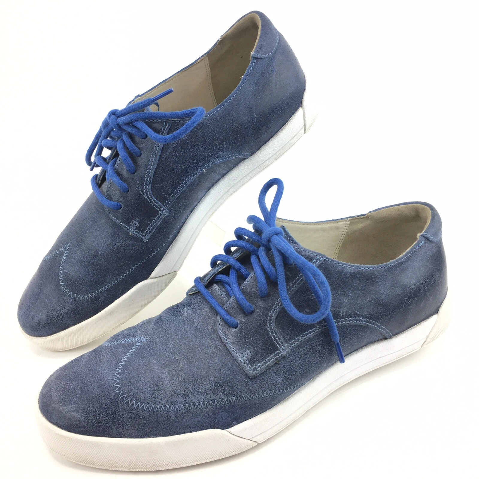 NIKE Scarpe Oxford Cole Haan Air Jasper Wing Tip 161C10044 taglia 9 5 M blu scamosciato