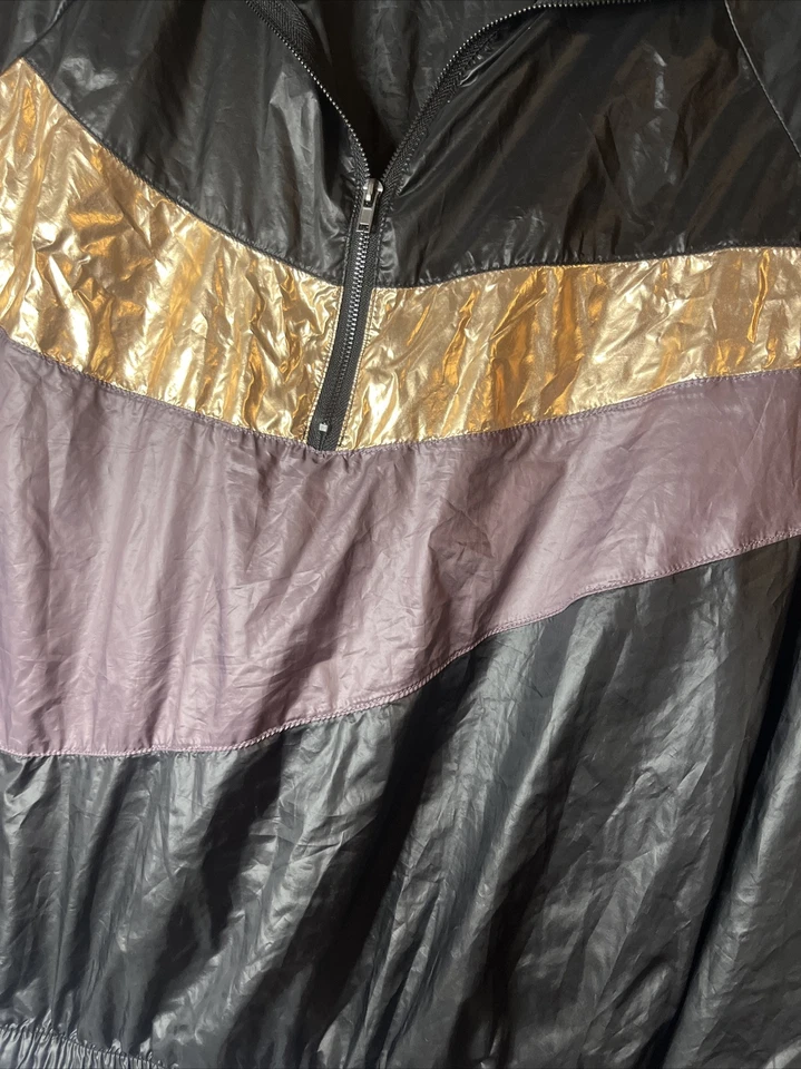 Material Girl Color block Wind breaker jacket Size small thin coat - Image 2 of 4