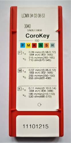 10x SANDVIK CARBIDE INSERTS LCMX 04 03 08-53 Grade 3040 | eBay