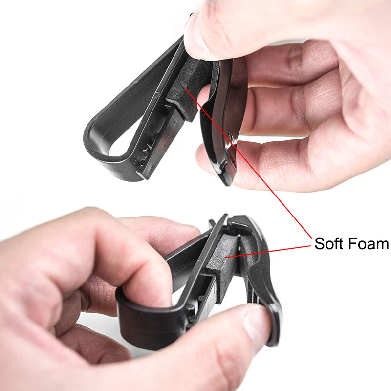 3X Parasol Coche Gafas de Sol Soporte Gafas Tarjeta Billete Clip Vehículo Accesorios Foto 3 de 4