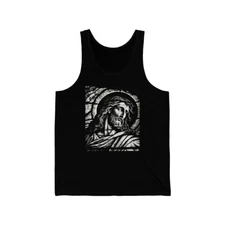 Unisex Jersey Tank Top T Shirt Jesus Christ Church Religious Christian Tee