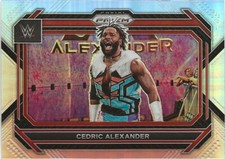 2023 Panini Prizm WWE Cedric Alexander Silver Prizm SP