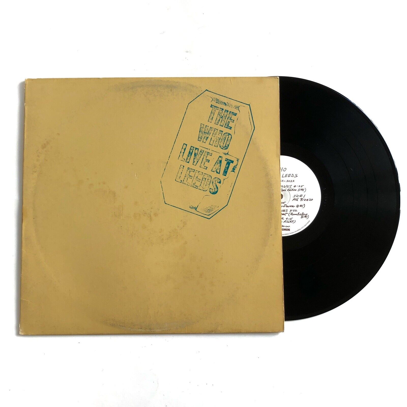 The Who - Live at Leeds - 1973 - Vinyl LP - MCA Records MCA 2022 England 