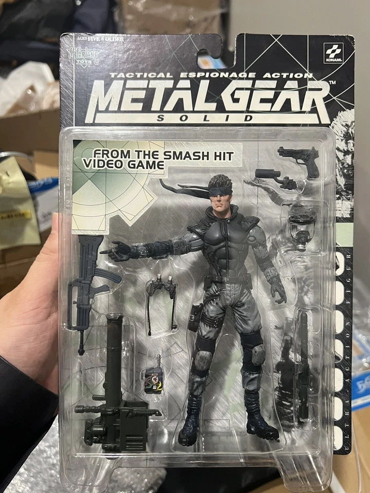 Figura de acción Metal Gear Solid McFarlane Toys Solid Snake serie 1 - NUEVO sellado Foto 3 de 4