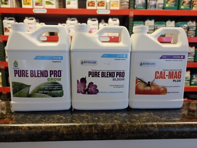 Botanicare 1 Quart Combo Pure Blend Grow, Pure Blend Bloom & Cal-Mag Plus (Trio)