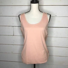 New TLF Apparel Workout Facet Tank Shirt, Blush Pink, Women's X-Small