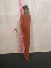 Vintage Sharp filleting fillet kitchen knife and original sheath case japan