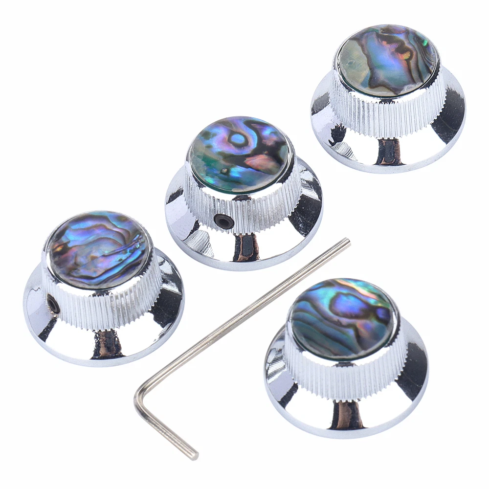 4 Manopole Di Velocà Di Ricambio Bianche/nere Per Il Tono Del - Foto 3