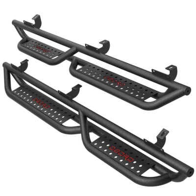 6'' Running Boards for 2007- 2018 Jeep Wrangler JK 4 Door Drop Side Step Bars BLK