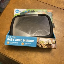 SafeFit Baby Auto Mirror For Rear Facing Baby Wide View Strap To Headrest NEW