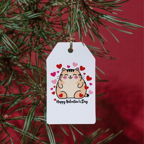 50+ Adorable Valentine's Day Cat Vector Designs Illustrations Digital Download - Picture 4 of 9