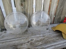 Nos 1930s-1940s Bi-ray Headlamp Glass Curved Lensesvintage Car Nos 1930s-1940s Bi-ray Headlamp Glass Curved Lensesvintage Car